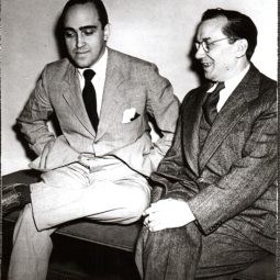 Candido Portinari com Oscar Niemayer. Rio de Janeiro, 1948